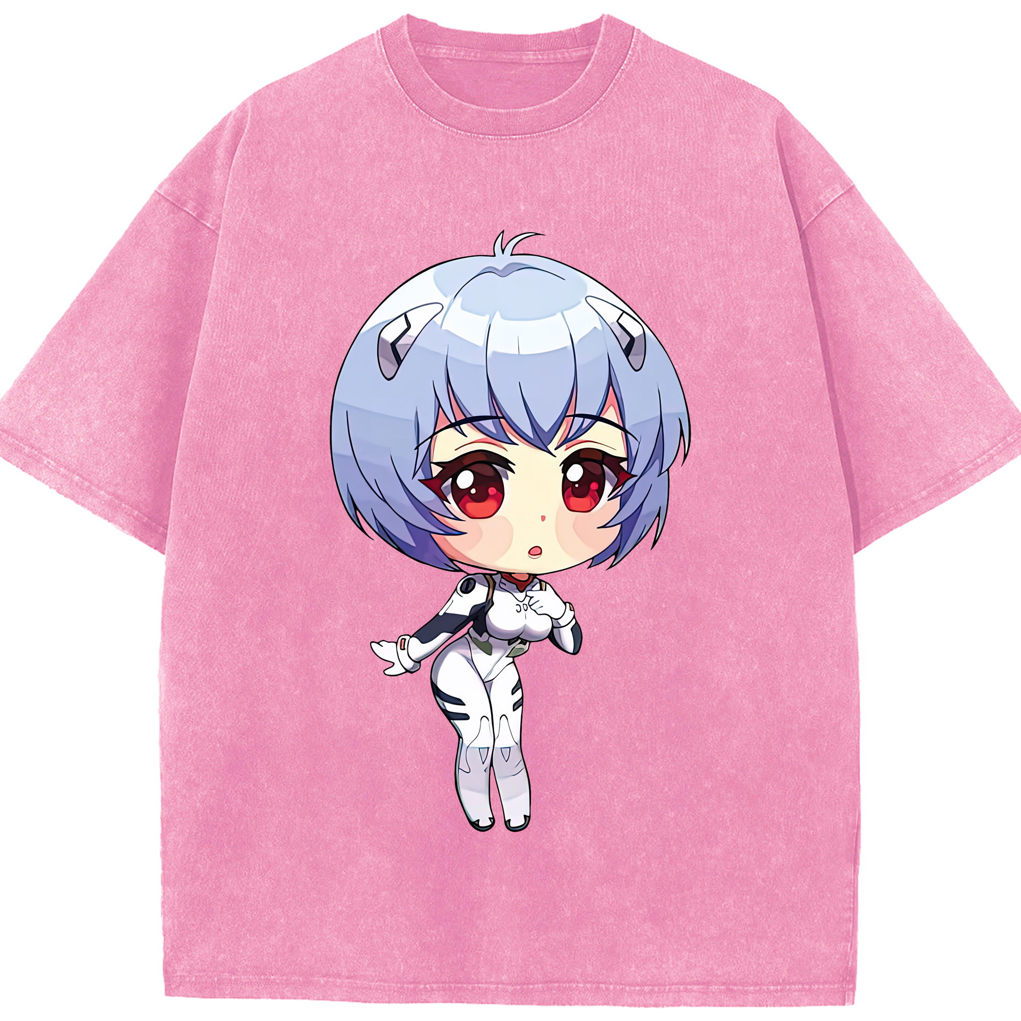 （画像用） EVA 新世紀エヴァンゲリオン 綿100% ヴィンテージ風 半袖Tシャツ（フロントプリント）